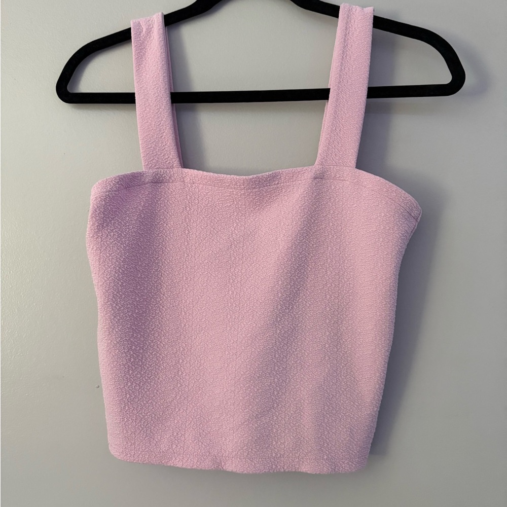 The Southern Shirt Company Light Pink Textured Tank Top